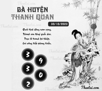 BÀ HUYỆN THANH QUAN 30/10/2023