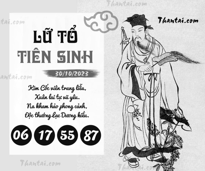 LỮ TỔ TIÊN SINH 15/10/2023