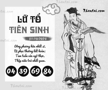 LỮ TỔ TIÊN SINH 31/10/2023