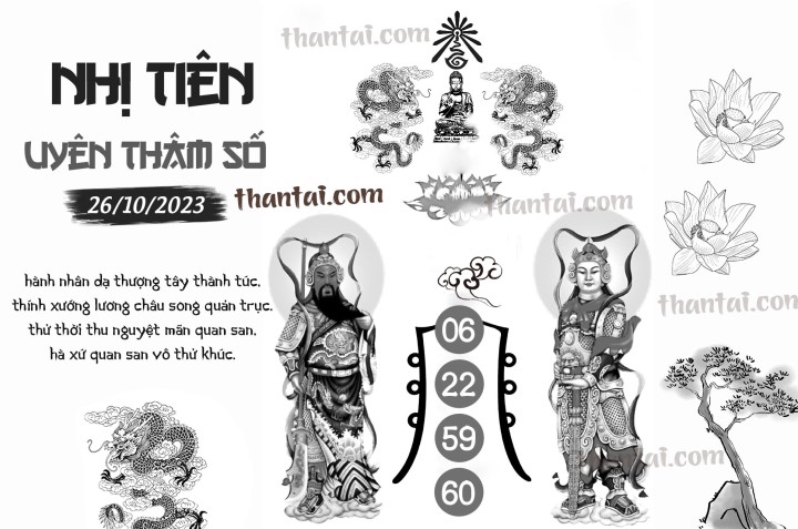 NHỊ TIÊN UYÊN THÂM SỐ 11/10/2023