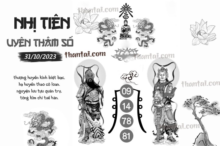 NHỊ TIÊN UYÊN THÂM SỐ 16/10/2023