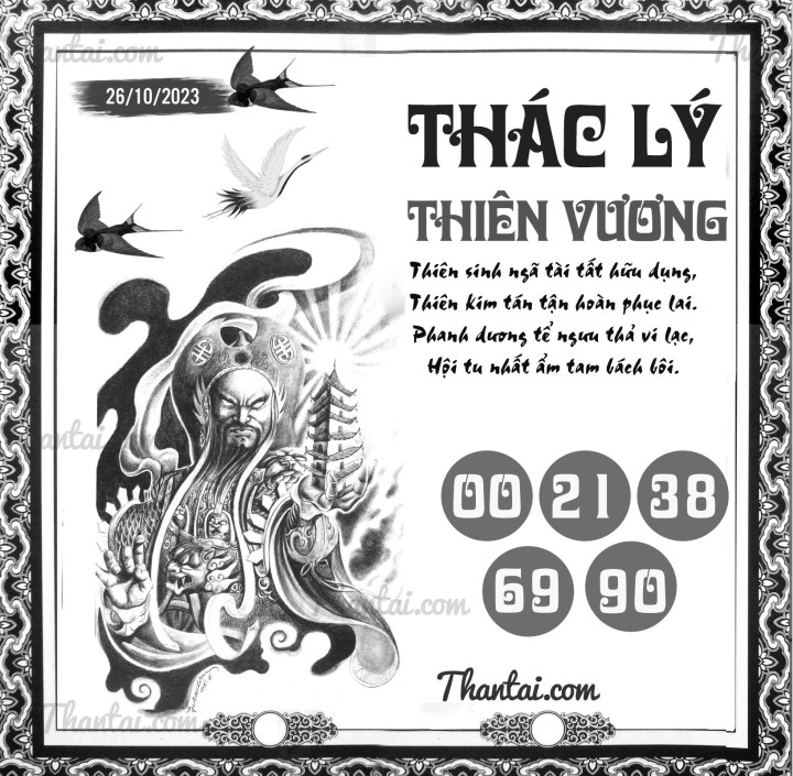 THÁC LÝ THIÊN VƯƠNG 11/10/2023