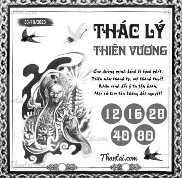 THÁC LÝ THIÊN VƯƠNG 30/10/2023