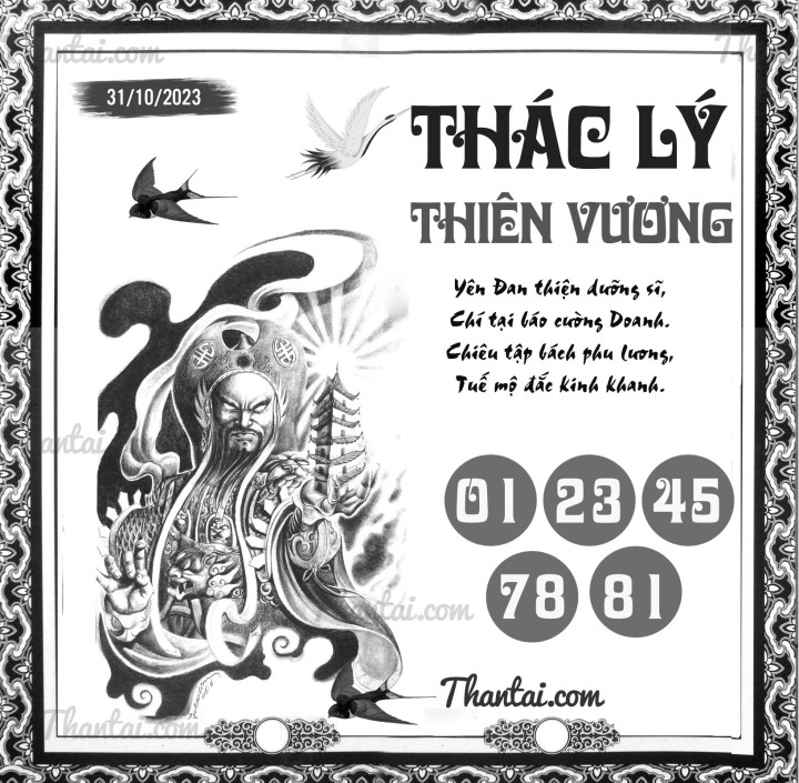 THÁC LÝ THIÊN VƯƠNG 16/10/2023