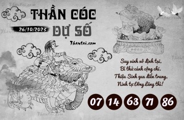 THẦN CÓC DỰ SỐ 26/10/2023