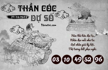 THẦN CÓC DỰ SỐ 27/10/2023