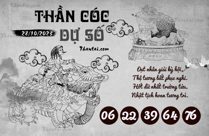 THẦN CÓC DỰ SỐ 13/10/2023