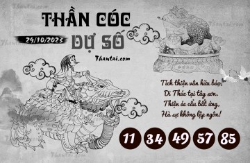 THẦN CÓC DỰ SỐ 29/10/2023