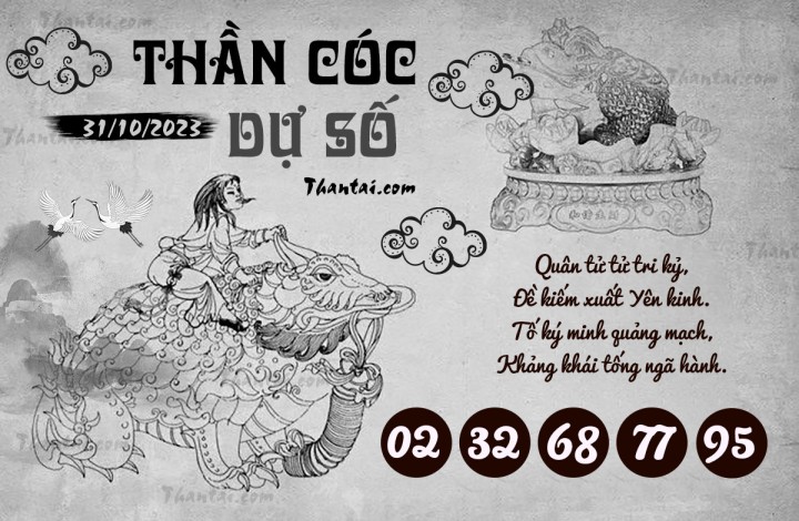 THẦN CÓC DỰ SỐ 16/10/2023