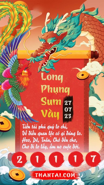 Long Phụng Sum Vầy 27/07/2023