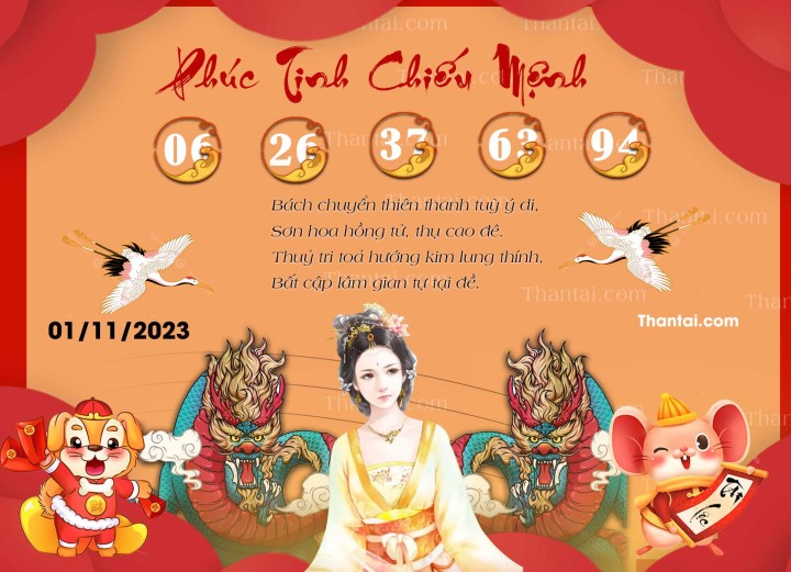 Phúc Tinh Chiếu Mệnh 17/10/2023