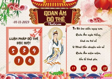 Quan Âm Độ Thế 01/11/2023