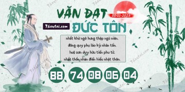 Văn Đạt Đức Tôn 01/11/2023