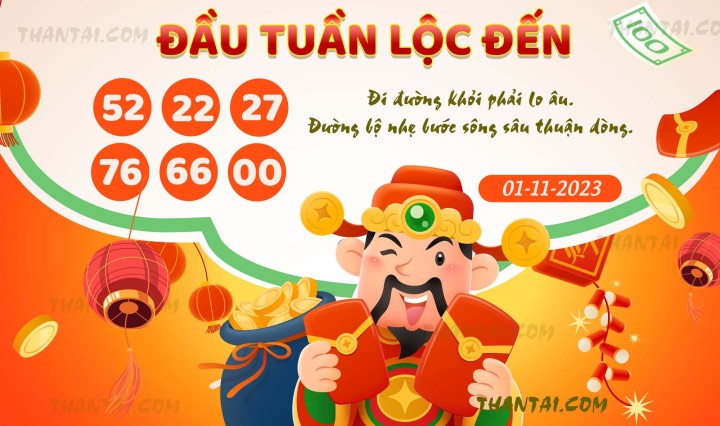 ĐẦU TUẦN LỘC ĐẾN 17/10/2023