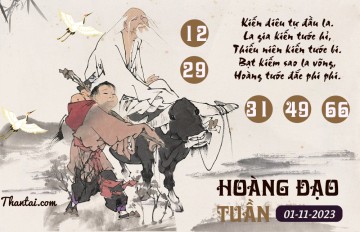 HOÀNG ĐẠO TUẦN 01/11/2023