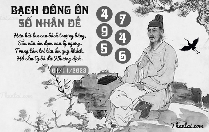 BẠCH ĐÔNG ÔN 17/10/2023