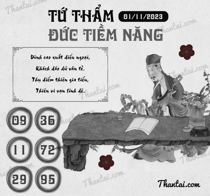 TỨ THẨM ĐỨC TIỀM NĂNG 17/10/2023