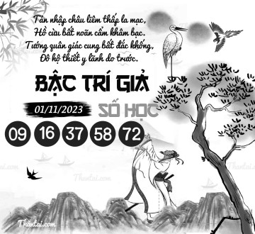 BẬC TRÍ GIẢ SỐ HỌC 01/11/2023