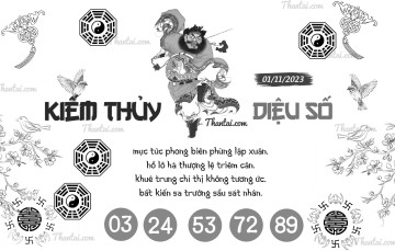 KIẾM THỦY DIỆU SỐ 01/11/2023