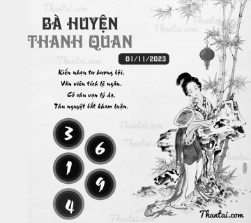 BÀ HUYỆN THANH QUAN 01/11/2023