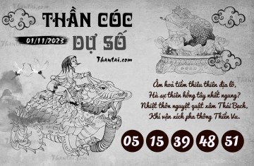 THẦN CÓC DỰ SỐ 01/11/2023