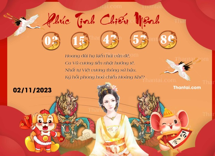 Phúc Tinh Chiếu Mệnh 18/10/2023