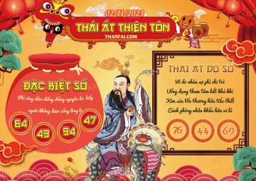 Thái Ất Thiên Tôn 02/11/2023