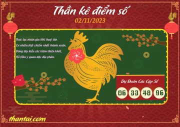 Thần Kê Điểm Số 02/11/2023