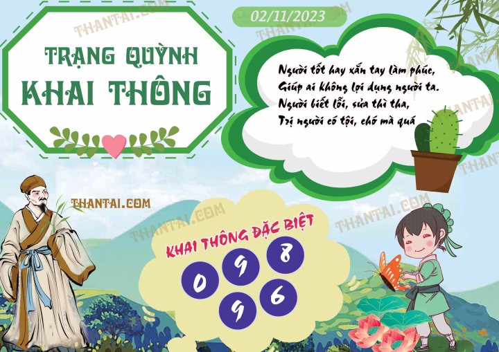 Trạng Quỳnh Khai Thông 18/10/2023
