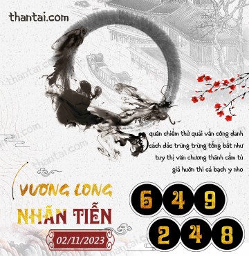 Vương Long Nhãn Tiễn 02/11/2023