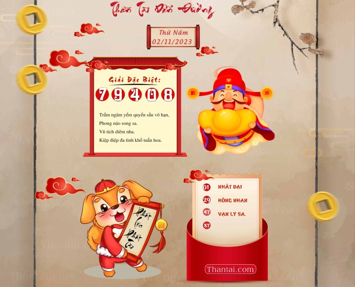 THẦN TÀI DẪN ĐƯỜNG 18/10/2023