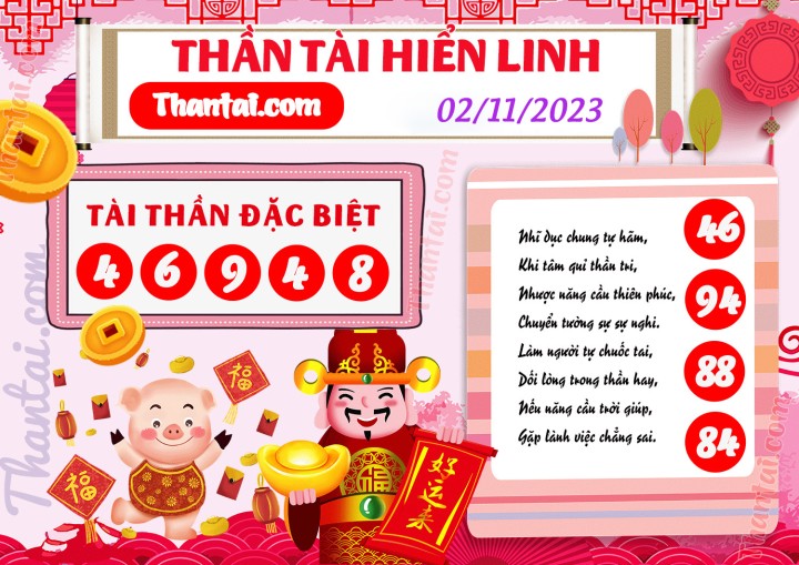 THẦN TÀI HIỂN LINH 18/10/2023