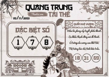 QUANG TRUNG TÁI THẾ 02/11/2023