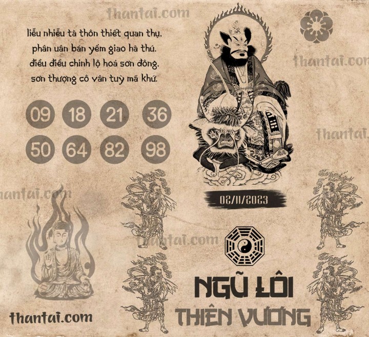 NGŨ LÔI THIÊN VƯƠNG 18/10/2023