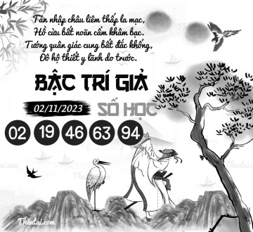 BẬC TRÍ GIẢ SỐ HỌC 02/11/2023