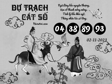 DỰ TRẠCH CÁT SỐ 02/11/2023