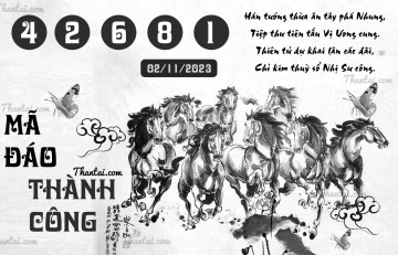 MÃ ĐÁO THÀNH CÔNG 02/11/2023