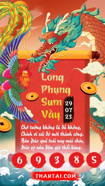 Long Phụng Sum Vầy 29/07/2023