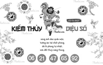 KIẾM THỦY DIỆU SỐ 02/11/2023