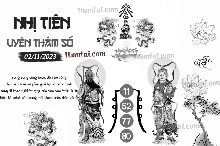 NHỊ TIÊN UYÊN THÂM SỐ 18/10/2023