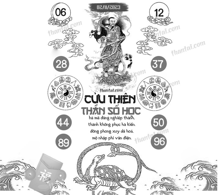 CỬU THIÊN THẦN SỐ HỌC 18/10/2023
