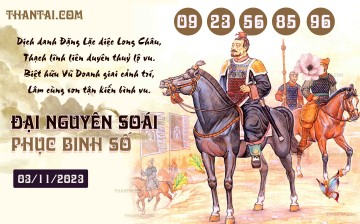 Đại Nguyên Soái 03/11/2023