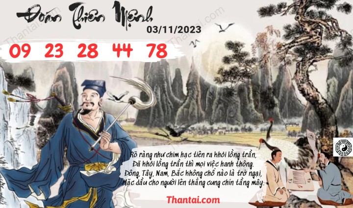 Đoán Thiên Mệnh 19/10/2023