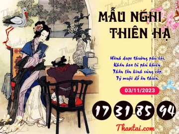 Mẫu Nghi Thiên Hạ 03/11/2023