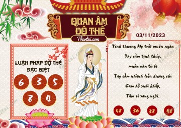 Quan Âm Độ Thế 03/11/2023