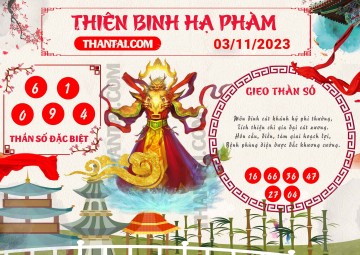 Thiên Binh Hạ Phàm 03/11/2023