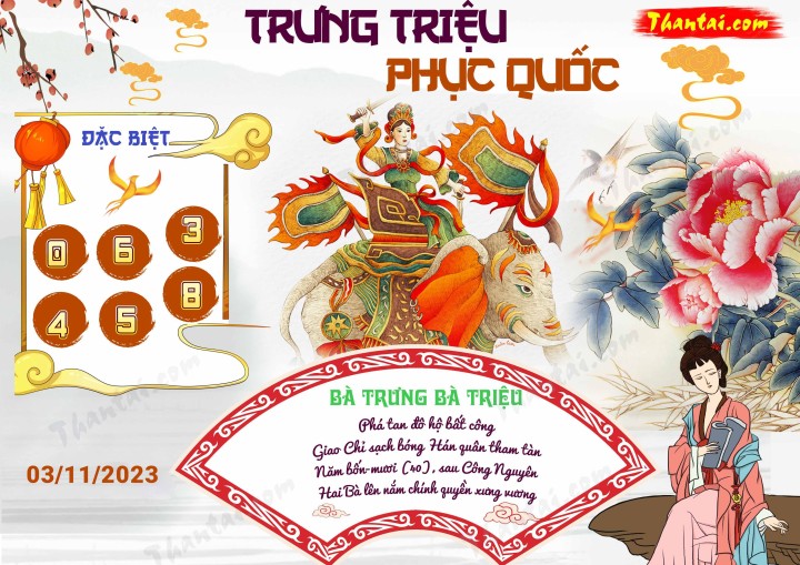 Trưng Triệu Phục Quốc 19/10/2023