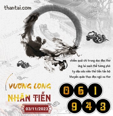 Vương Long Nhãn Tiễn 03/11/2023