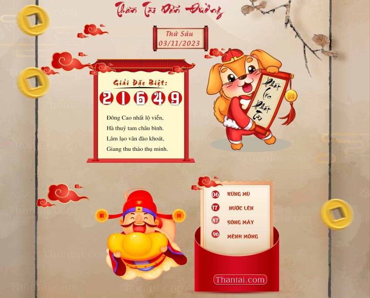 THẦN TÀI DẪN ĐƯỜNG 19/10/2023