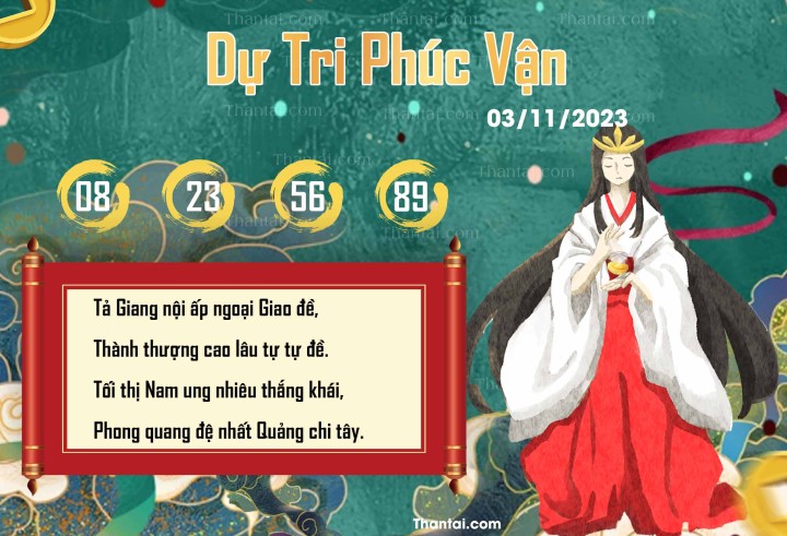 DỰ TRI PHÚC VẬN 19/10/2023